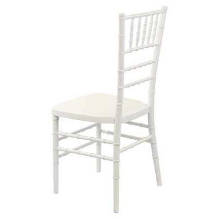ATLAS COMMERCIAL PRODUCTS Resin Chiavari Chair with Premium Steel Frame, White RCC3WH